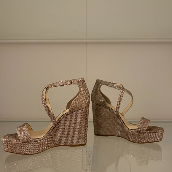 Sparkle Wedge Holiday Sandal Jessica Simpson 7.5 NWT - Picture 5 of 10